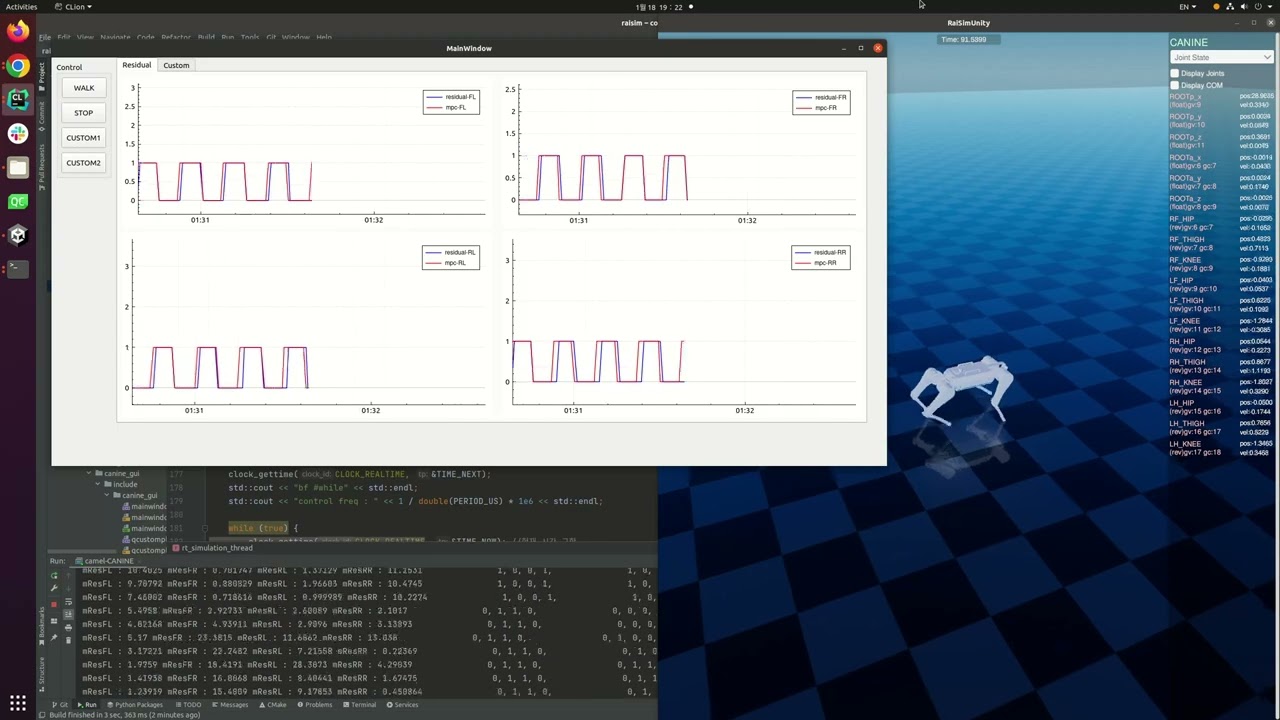 [PoliceLab 2.0] Ground contact detection wo/ touch sensors.