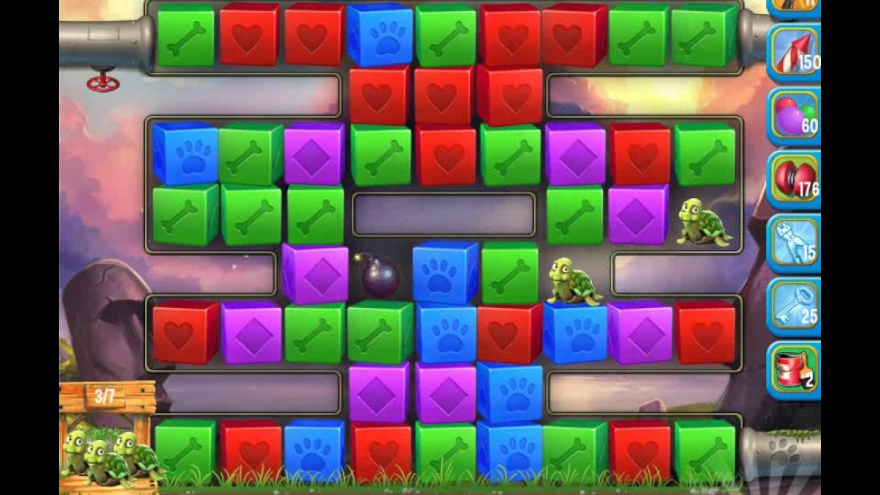 Pet Rescue Saga level 1373 no boosters 😈 ►TOBIAS DEAMON◄