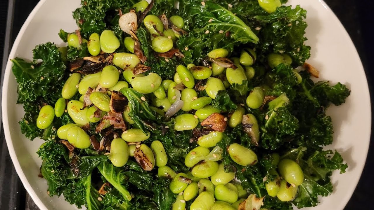 Kale Salad with Edamame YouTube