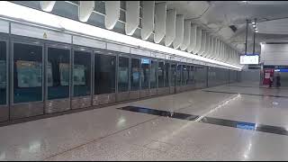 港鐵機場快線列車AEL A Train E105 K405新廣告 行車片段