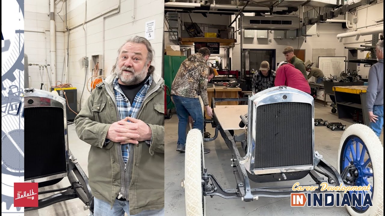 Career Development IN Indiana - Revs Up with a 1924 Duesenberg Tribute with Garrett High School