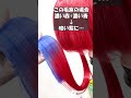 濃い色2色にウィッグを染める!?綺麗なセパレートカラーウィッグを作るには? #アシスト #コスプレ #cosplay #アシストウィッグ#ウィッグ