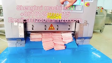 Frozen meat slicer bacon slicer machine Lamb roll cutting machine