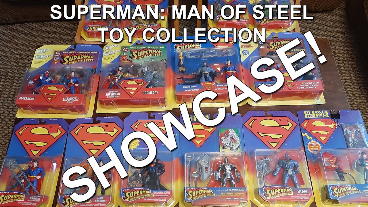 Superman: Man of Steel 1995 Toy (Action Figure) Collection 