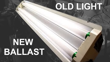 I Rebuilt a Cheap Shoplight with a Better Rapid Start Ballast