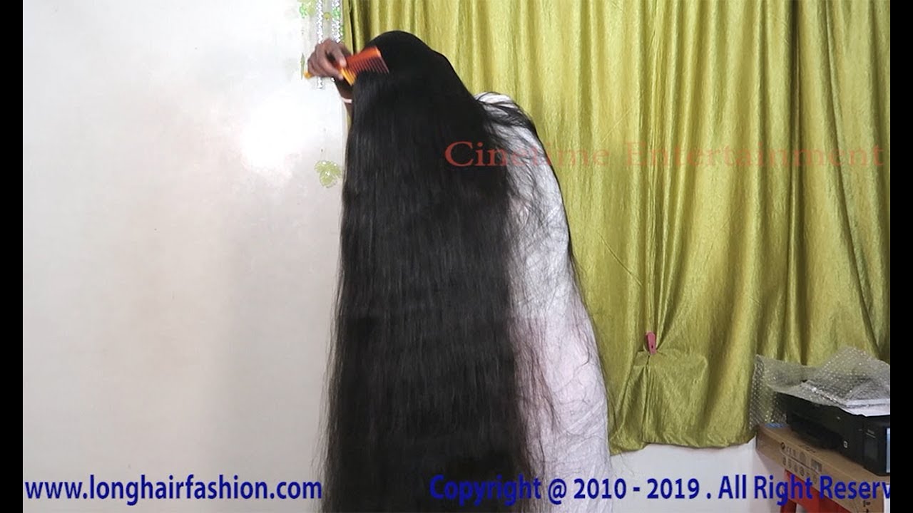Easy Technique of Very Long Hair Brushing | Tangle Free Hair Brushing Technique