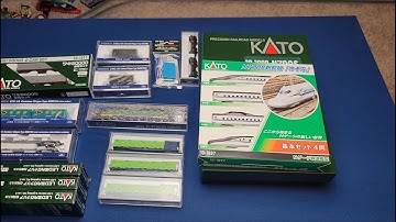 Huge N Scale Haul with N700S Bullet Train