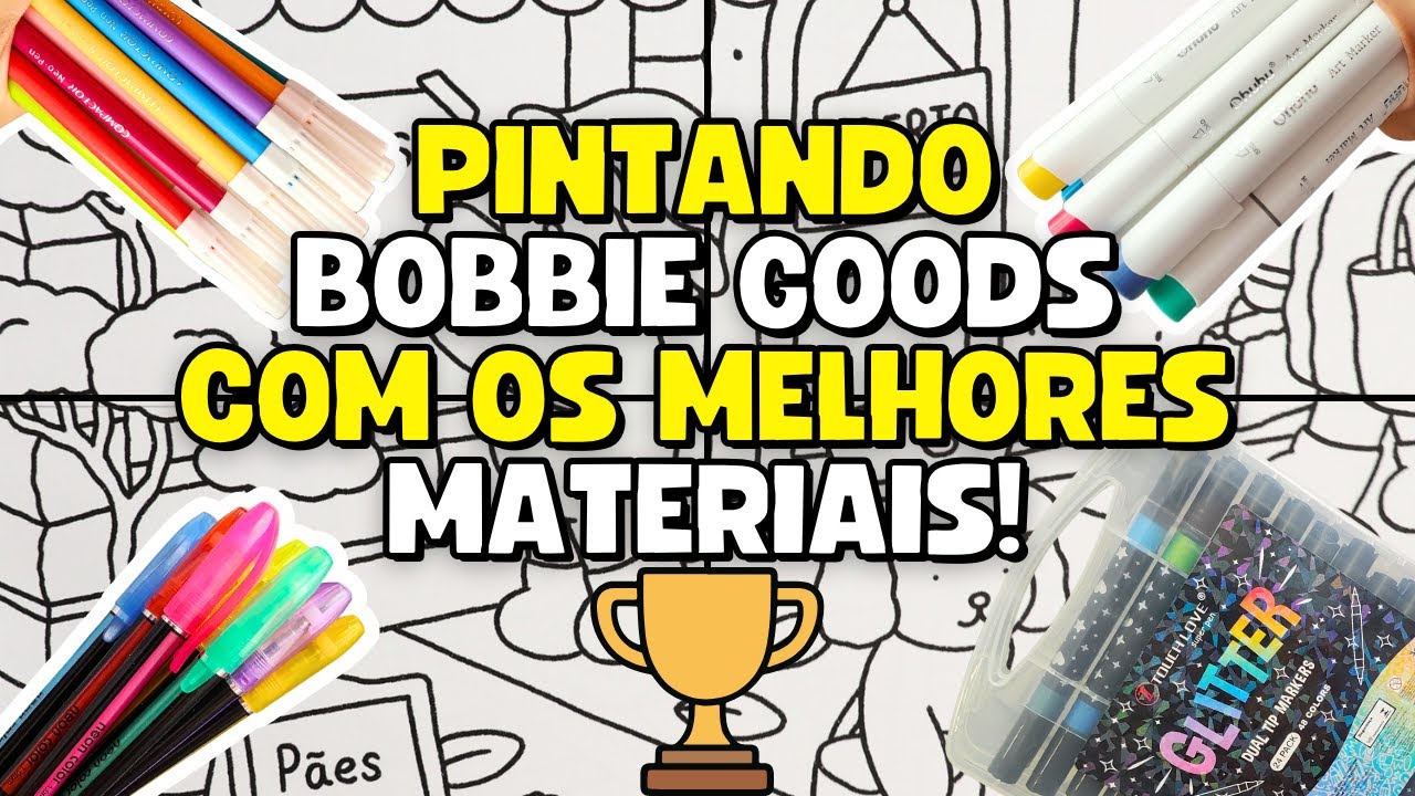 Pintando Bobbie Goods com os 4 Melhores Materiais do Ano! ✨🥇