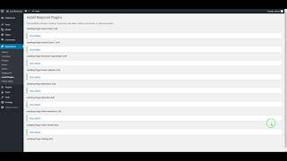 Plugins Installation