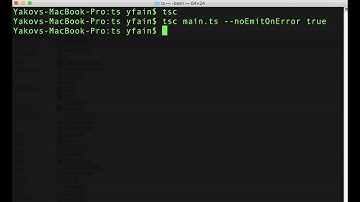 TypeScript Quickly. Lesson 3: Compiling from a command line