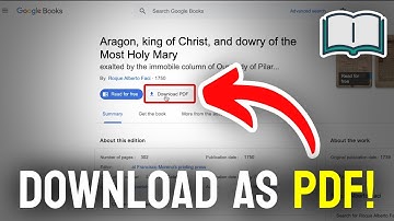 How to Download Free eBooks From Google Books as PDF - Full Guide