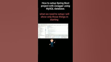 How setup the spring boot project in starting with swagger using MySQL database #shortsvideo #java