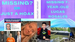 Missing Endangered? Not Exactly; Search for Lucas Rosales & Ana Walshe Update