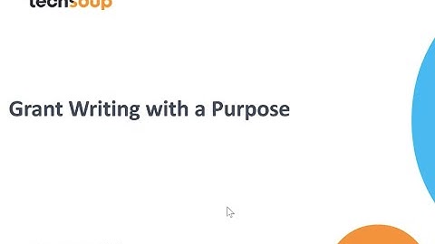 Grant Writing with a Purpose