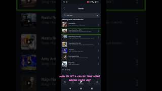 How to Set a Caller tune Using Whynk Music App #shorts #youtubeshorts #TV_Shorts screenshot 5