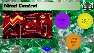 Beating the ENTIRE Pointercrate Demonlist! Level 100 - Mind Control