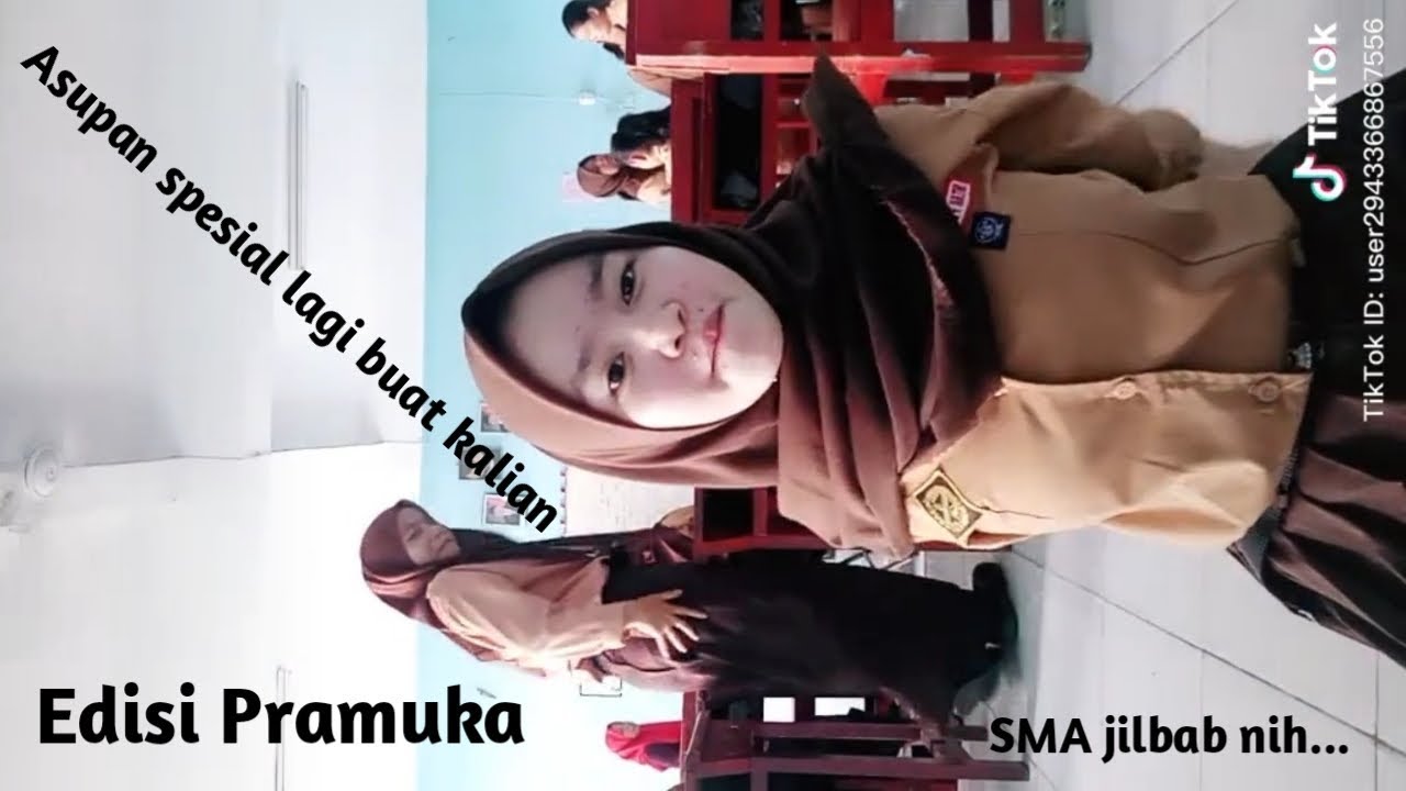 Tiktok Cewek SMA jilbab  Edisi Pramuka  Part 5 YouTube