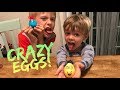 Decorating Easter eggs with the kids!