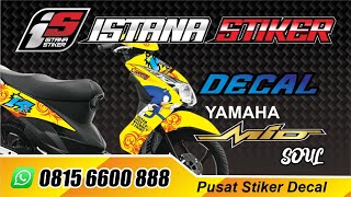 Pusat Stiker Motor Soul Gt Tegal Callwa 0815 6600 888 Stiker Decal Mio Soul Gt