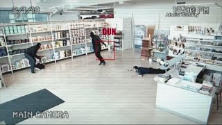 Security systems detects weapons automatically