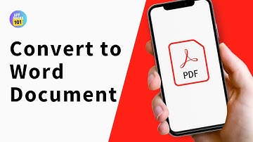 How to Convert PDF to Word | Change PDF File to Word Document
