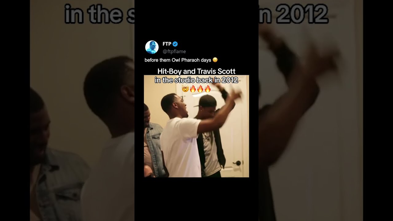 In The Studio With Travis Scott Before He Was Famous