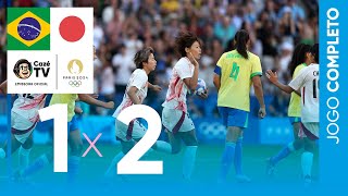 Thumbnail for BRASIL X JAPÃO | FUTEBOL FEMININO | 2ª RODADA | OLIMPÍADAS PARIS 2024 | JOGO COMPLETO