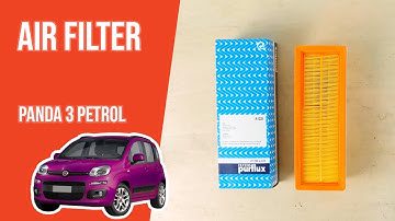 How to replace the air filter Panda mk3 1.2 8V 💨