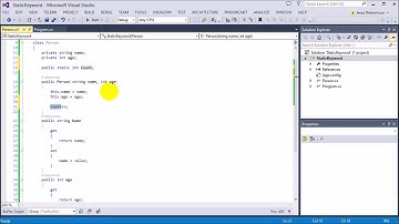 Learn C# for beginners: 59 -  Static Keyword
