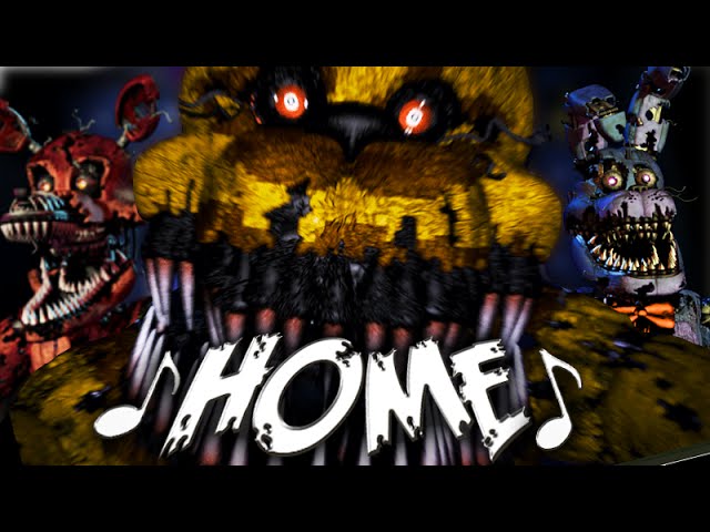 DAGames - Game Over (FNAF 4 Song) (Unofficial Lyric Video) 