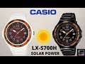 Casio lxs700h5b1a how to set time time and date  women watch  solar watch