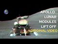 Apollo 1516  17 lunar module lift off from the surface of the moon  originals