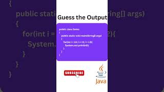 Evaluate java for loop program | Java programs