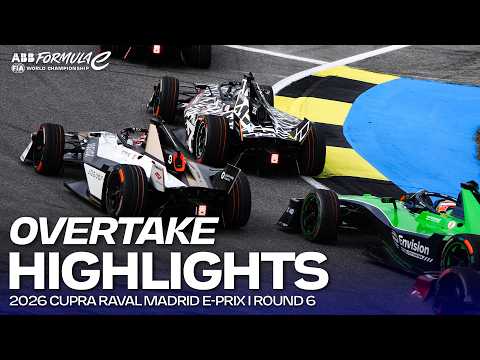Overtake Highlights | 2026 CUPRA Raval Madrid E-Prix Round 6