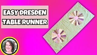 Detalles Dresden Plate Table Runner | Beginner Sewing Machine Tutorials Guía