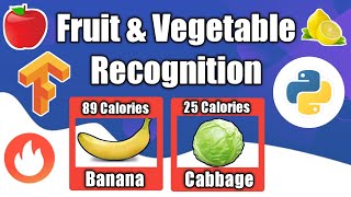 Fruit-Vegetable Recognition + Calories Counter web app شرح عربي screenshot 5