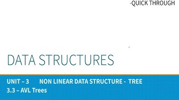 AVL Trees in tamil | EP=13 | Data Structure Unit 3 cse 3 sem | #CS8391