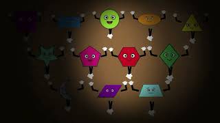 The Shapes Song (Dancing Lights Version) Kellycat's mystery cats Nursery rhymes