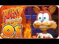 Bubsy paws on fire walkthrough part 1 ps4 switch pc world 1 part 1 intro