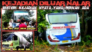 strange incident❗leaving no marks or scratches, Pahala Kencana bus entered teak forest