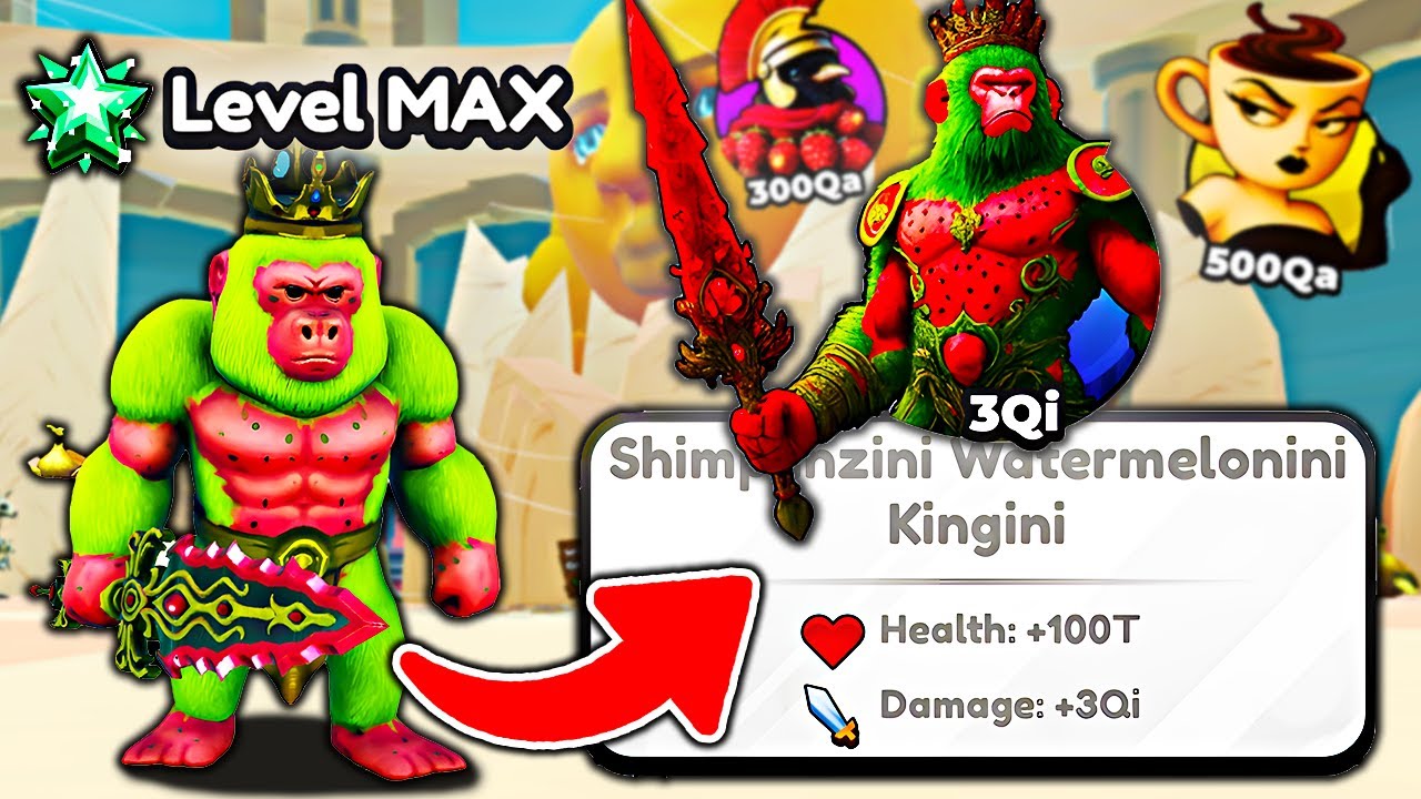 I Unlocked MAX LEVEL Watermelonini King in *NEW* Brainrot Evolution Update!