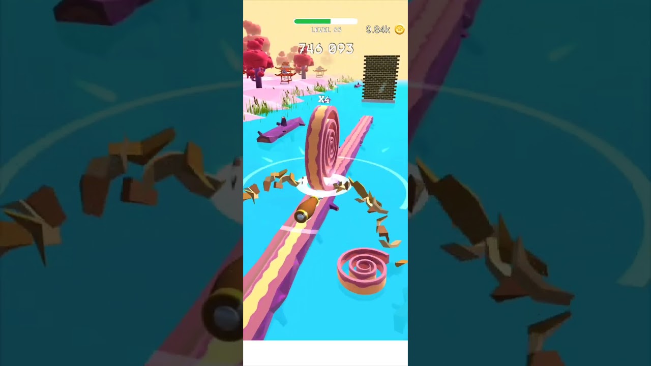 SPIRAL ROLL - NEW UPDATE - All Level Gamplay - Level 65