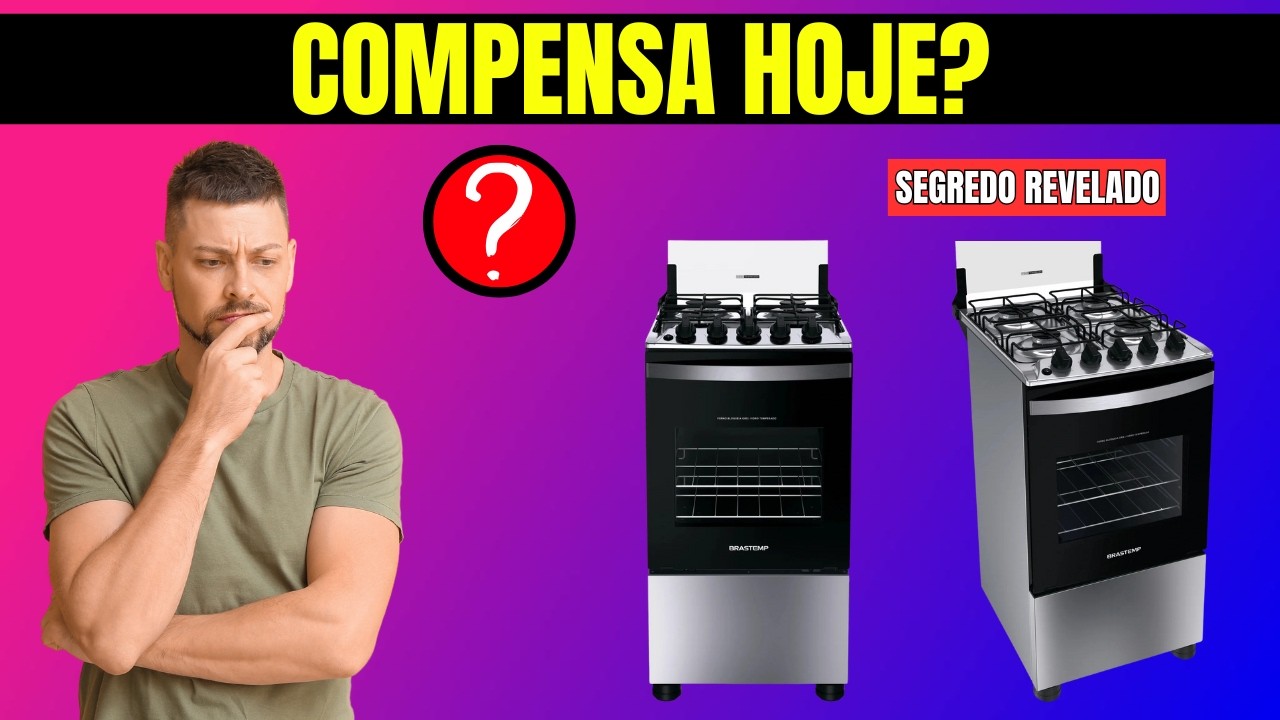 O Fogão 4 bocas Brastemp BFO4NBR vale a pena ou é só fama?