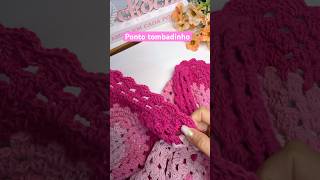 Ponto Tombadinho para estruturar o tapete #crochet #croche #crochetando #artesanato #dicas#iniciante