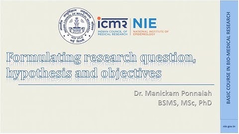 02 Formulating research question