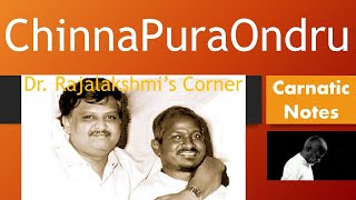 Chinna Pura Ondru | Anbe Sangeetha | Ilayaraja | Carnatic Notes | Veena Tutorial | DrRajalakshmi