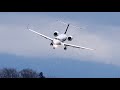 Embraer Legacy 600 YL-ARE Stormy Crosswind Landing