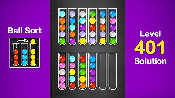 Ball Sort Puzzle Solution Level 401