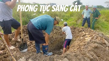 Phong tục bốc mộ sang cát của người dân miền bắc