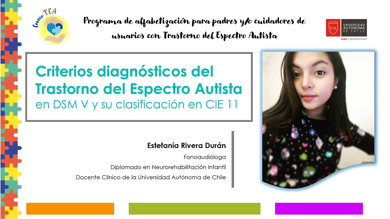 MODULO I Clase 1 Criterios diagnósticos del TEA en DSM V y su clasificación en CIE 11 YouTube MODULO I Clase 1 Criterios diagnósticos del TEA en DSM V y su clasificación en CIE 11 YouTube